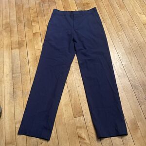 J. Ferrar Women’s Dress Pants Size 29x30 Slim Straight Leg Navy Blue Slacks